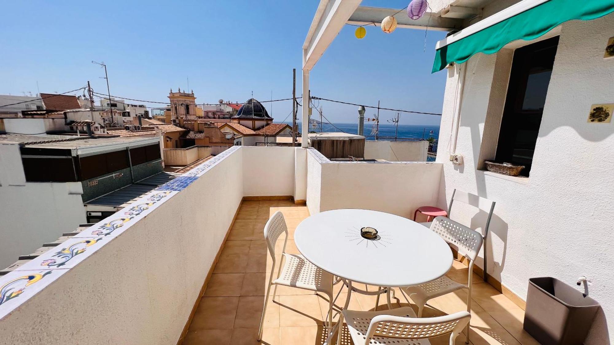 Atico Con Vistas En El Casco Antiguo De Benidorm Apartment Екстериор снимка