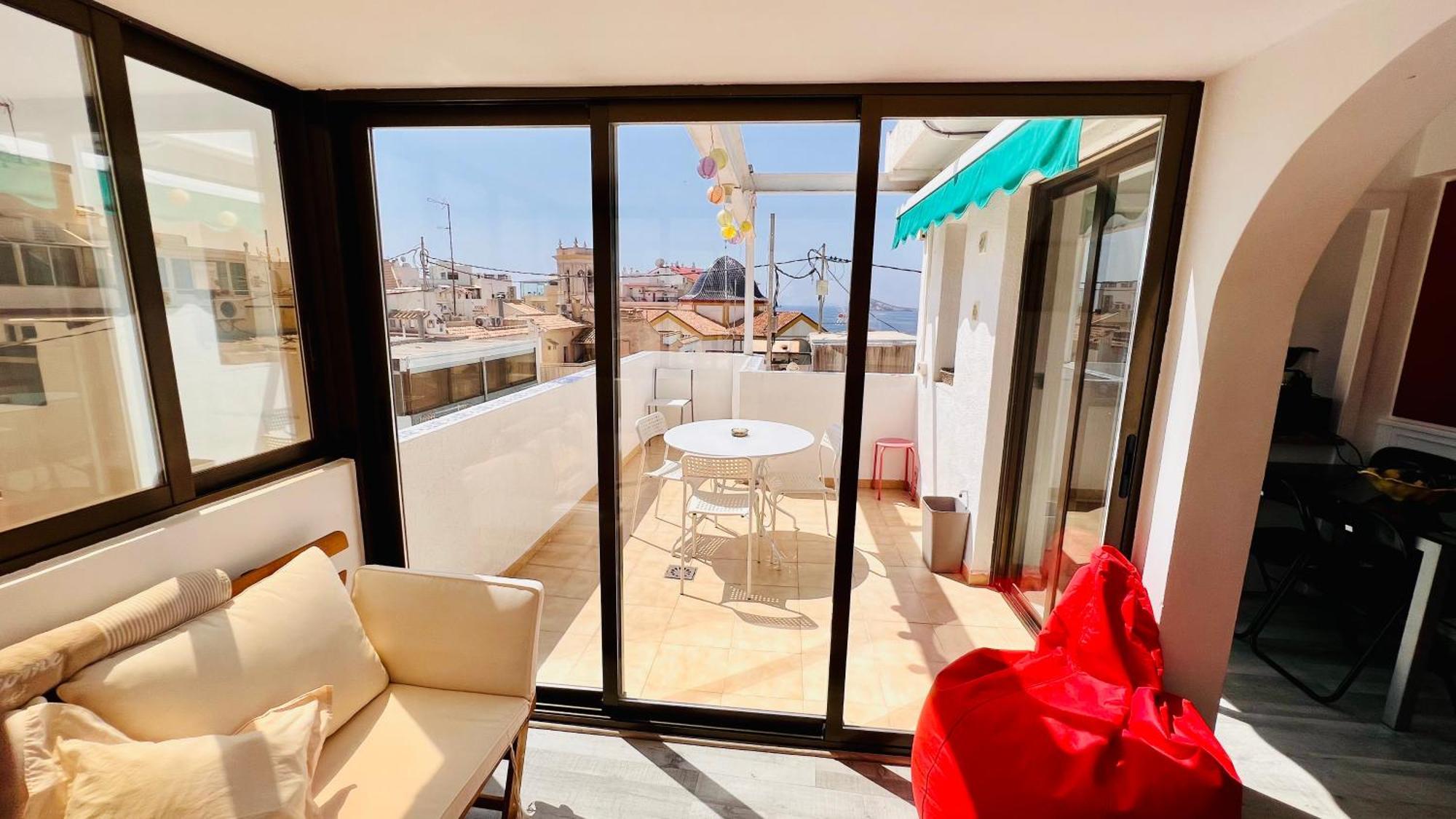 Atico Con Vistas En El Casco Antiguo De Benidorm Apartment Екстериор снимка